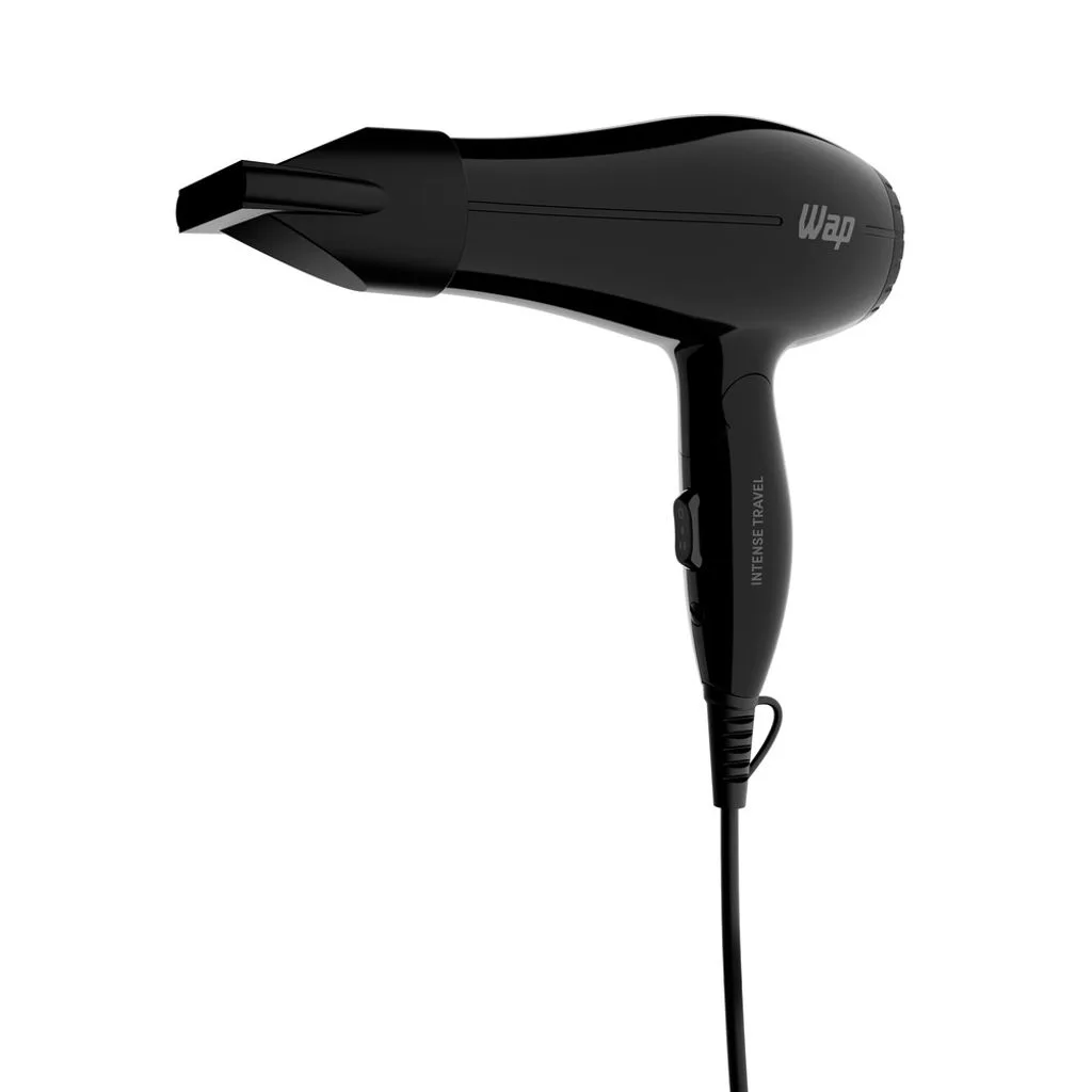 Secador WAP Intense Travel WS1300 preto, de lado